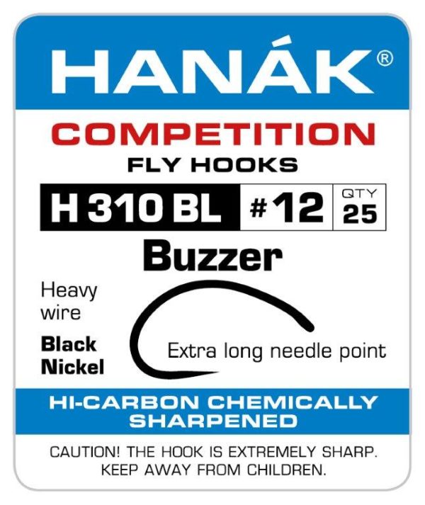 Hanak Hooks - H310 BL Buzzer Barbless - Sportinglife Turangi